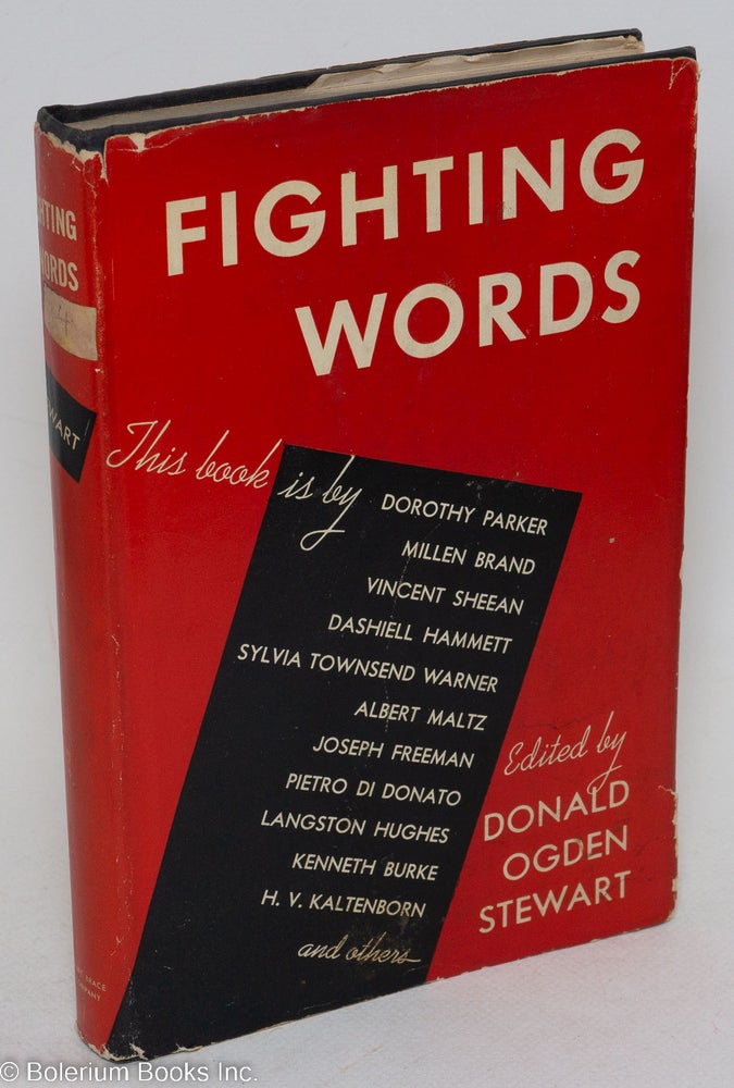 Cat.No: 4765 Fighting words. Donald Ogden Stewart, ed.