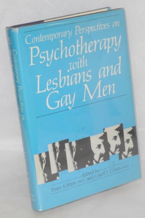 Cat.No: 47904 Contemporary perspectives on psychotherapy with lesbians and gay men. Terry...