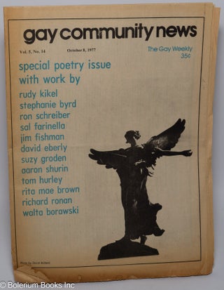 Cat.No: 48496 GCN - Gay Community News: the gay weekly; vol. 5, #14, Oct. 8, 1977:...