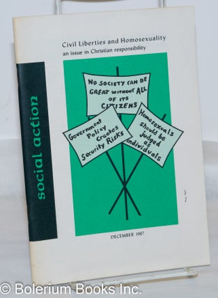 Cat.No: 48657 Social Action: vol. 34, no. 4. December, 1967: Civil liberties and...
