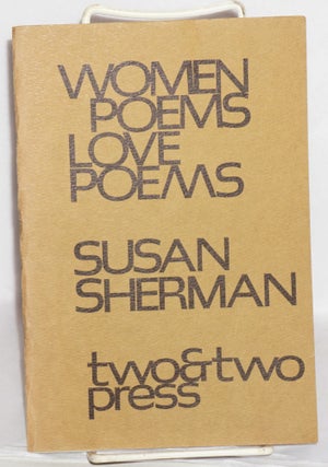 Cat.No: 51028 Women Poems, Love Poems. Susan Sherman