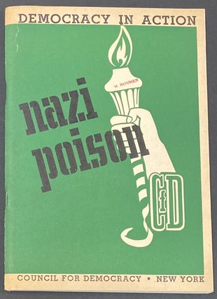 Cat.No: 51913 Nazi poison. How we can destroy Hitler's propaganda against the Jews