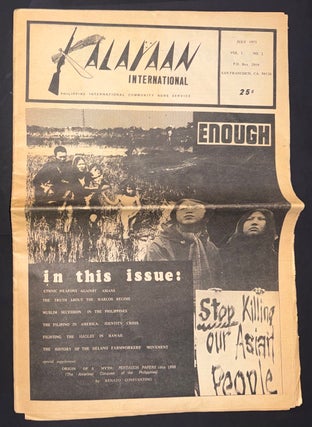 Cat.No: 53970 Kalayaan international; Philippine international community news service,...