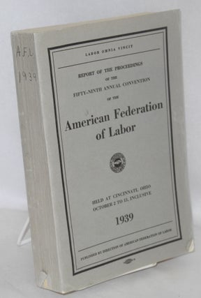 Cat.No: 55413 Report of the proceedings of the Fifty-ninth Annual Convention of the...