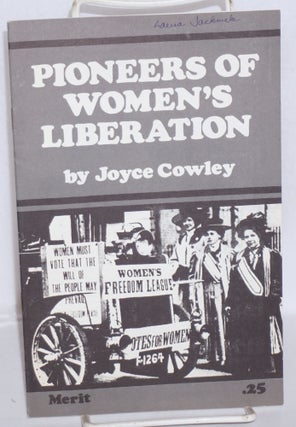 Cat.No: 56325 Pioneers of women's liberation. Joyce Cowley, Joyce Maupin