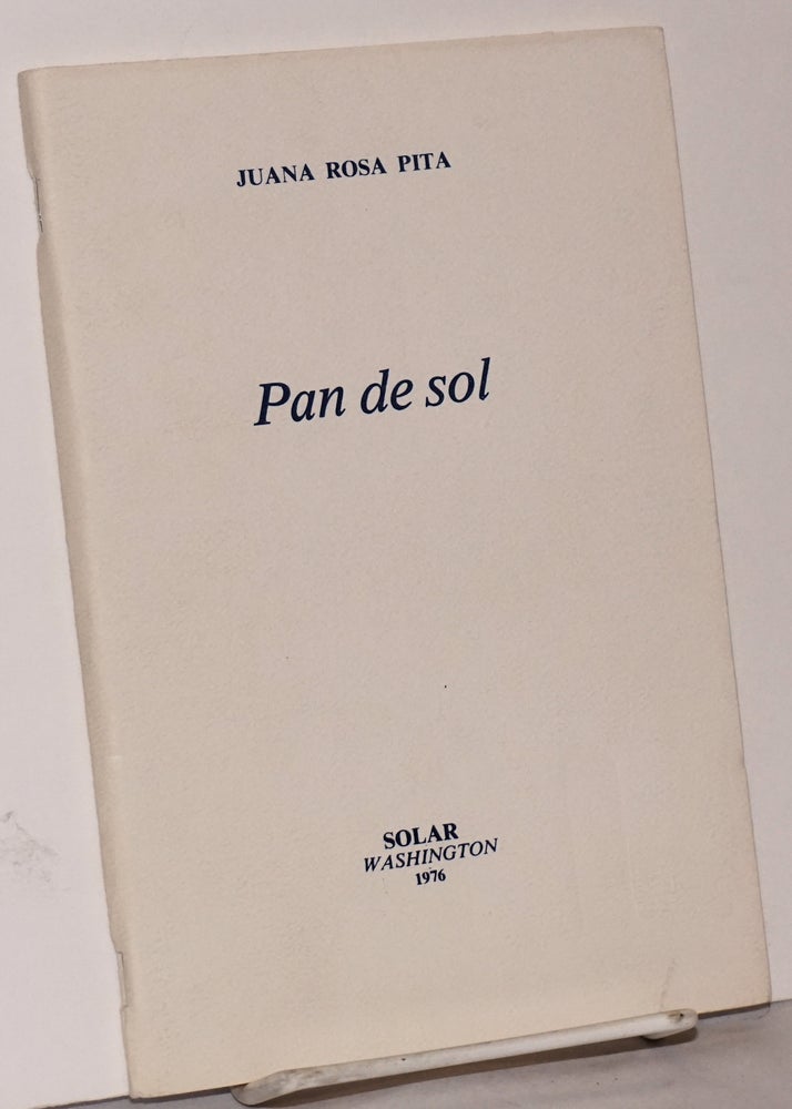 Cat.No: 56465 Pan de sol. Juana Rosa Pita.