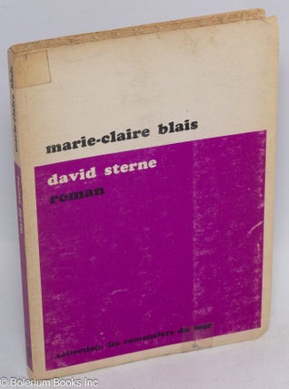 Cat.No: 56730 David Sterne. Marie-Claire Blais