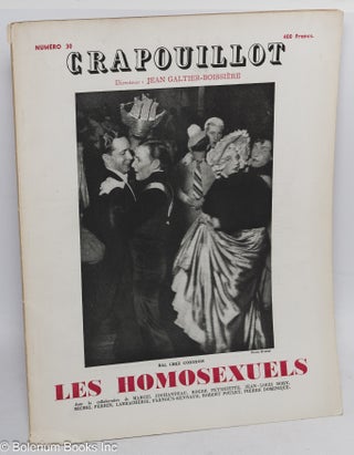 Cat.No: 58882 Crapouillot: nouvelle série, #30: les Homosexuels. Jean Galtier-Boissiere,...