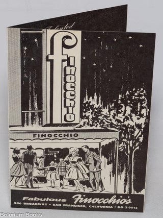 Cat.No: 60334 Fabulous Finocchio's [brochure