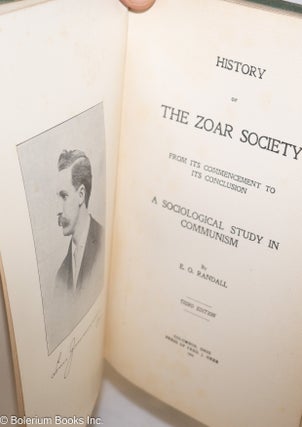 History of the Zoar Society: from its commencement to its conclusion. A sociological study in communism. Third edition