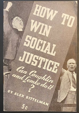 Cat.No: 61021 How to win Social Justice. Can Coughlin and Lemke do it? Alex Bittelman