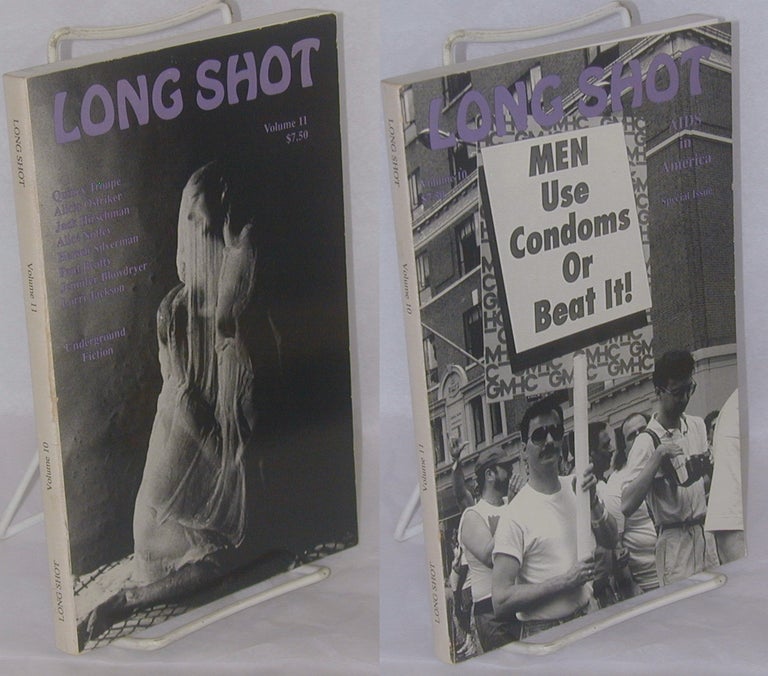 Cat.No: 61642 Long Shot: AIDS in America; & Underground fiction; special issue, vol. 10, 1990, bound together with vol. 11, 1990. Danny Shot, Mary Shanley, Jack Hirschman Lou Reed, Jennifer Blowdryer, Quincy Troupe.