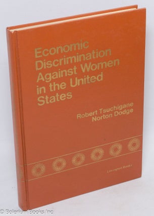 Cat.No: 61853 Economic discrimination against women in the United States: measures and...