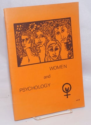 Cat.No: 62778 Women and psychology annotated bibliography. Alice Maxfield, et alia