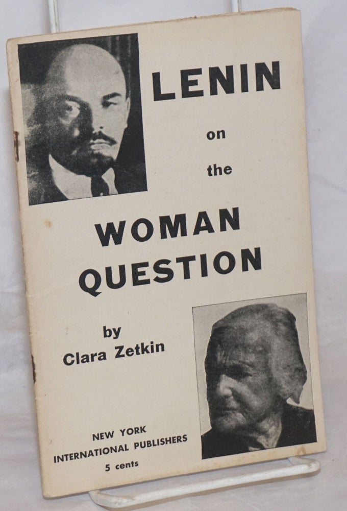 Cat.No: 63088 Lenin on the woman question. Clara Zetkin.