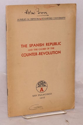 Cat.No: 6498 The second Spanish Republic and the causes of the counter-revolution....