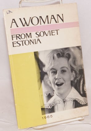 Cat.No: 65379 A woman from Soviet Estonia, publication of the weekly "Kodumaa"