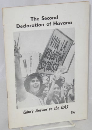 Cat.No: 66514 The second declaration of Havana [Cuba's answer to the OAS]; on Feb. 4,...