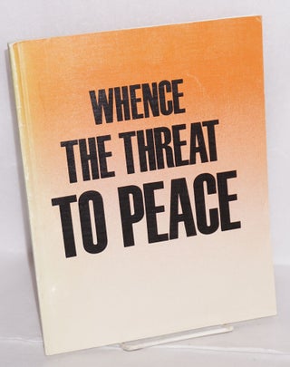 Cat.No: 68037 Whence the threat to peace translated from the Russian