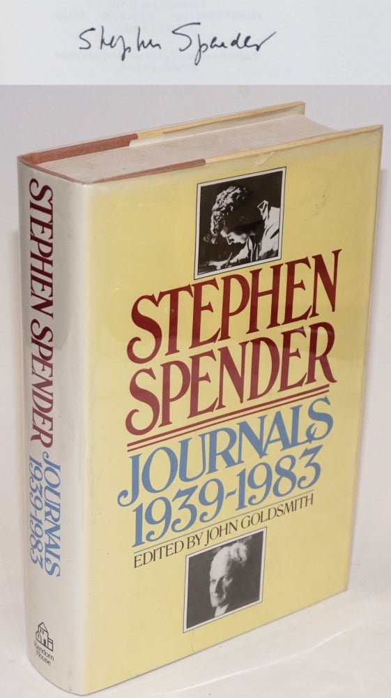 Cat.No: 69110 Journals 1939-1983. Stephen Spender, John Goldsmith.