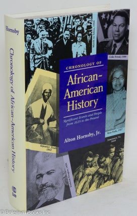 Cat.No: 69162 Chronology of African-American history; significant events and people from...