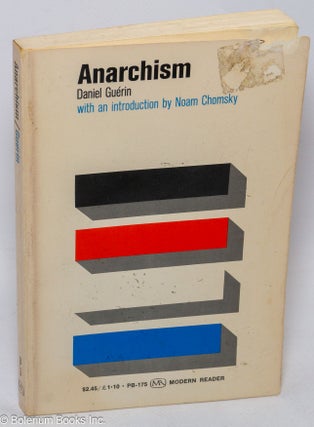 Cat.No: 70093 Anarchism: from theory to practice. Daniel Guèrin, Noam Chomsky,...