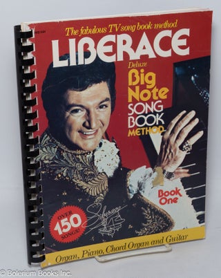 Cat.No: 71501 Deluxe Big Note Song Book; the fabulous tv song book. Liberace