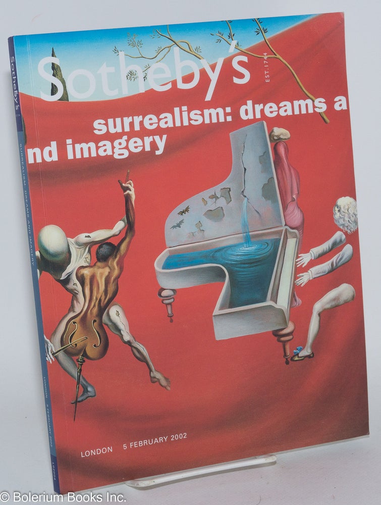 Cat.No: 71563 Sotheby's surrealism: dreams and imagery. surrealism auction catalogue.