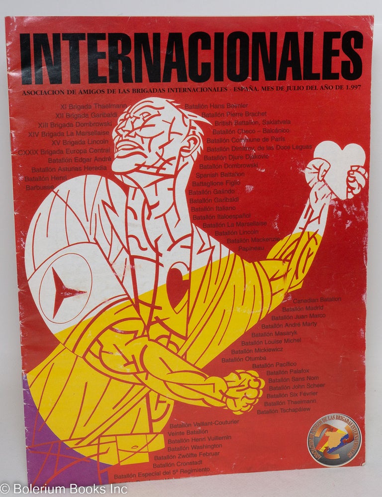 Cat.No: 72123 Internacionales; Asociacion de Amigos de las Brigadas Internacionales - España. Mes de Julio del año 1997