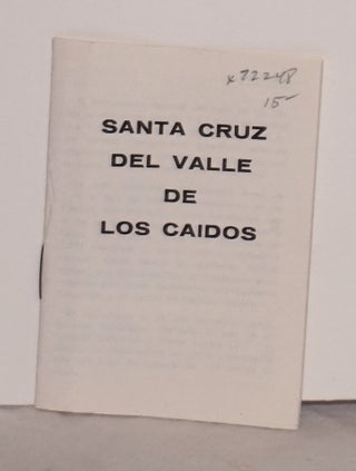 Cat.No: 72248 Santa Cruz del Valle de los Caidos
