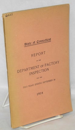Cat.No: 73762 Fifth biennial report of the Department of Factory Inspection to the...