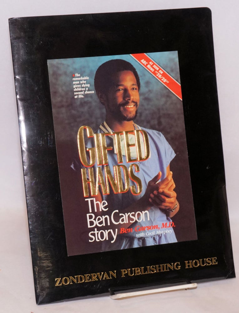 Cat.No: 74435 Gifted hands. Ben Carson, Cecil Murphey.