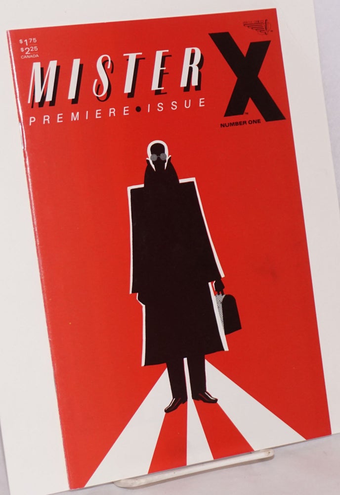 Cat.No: 74436 Mr. X; created and designed by Dean Motter, colored by Klaus Schönfeld, cover illustration and lettering by Paul Rivoche, vol. 1, no. 2. Jaime Hernandez, Gilbert Hernandez, Mario Hernandez.