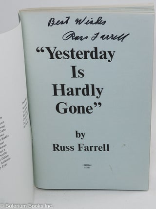 Yesterday is hardly gone Introduction by Pete Seeger.