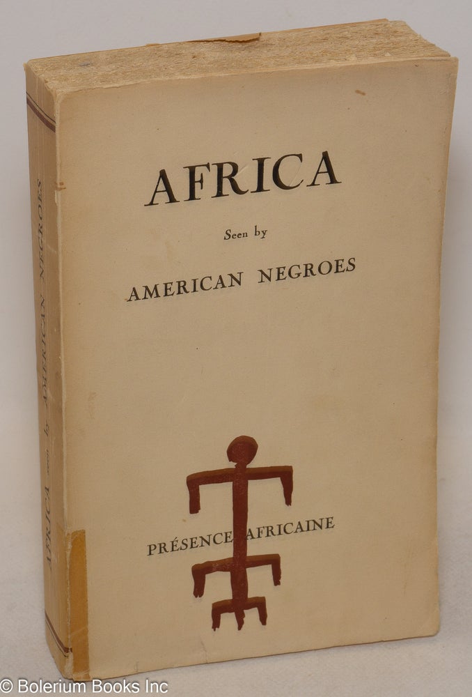 Cat.No: 74833 Africa from the point of view of American Negro scholars