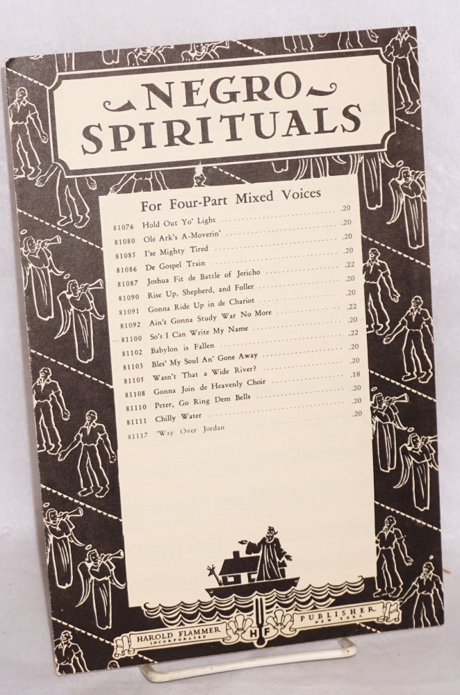 Cat.No: 74976 Negro spirituals: for four-part mixed voices, #81100, So's I Can