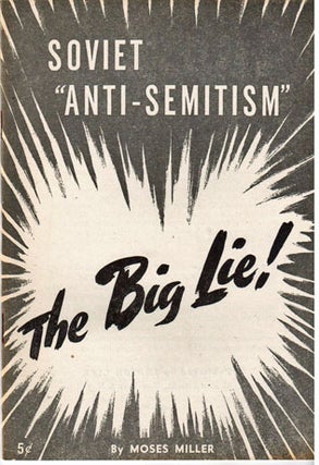 Soviet 'anti-Semitism': the big lie