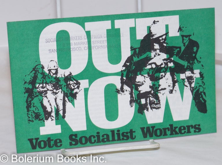 Cat.No: 76816 Out now. Vote Socialist Worker. Socialist Workers Party.