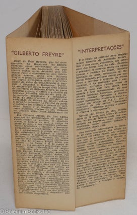 Gilberto Freyre; (notas biográficos com ilustrações, inclusive desenhos e caricaturas), prefácio de Monteiro Lobato