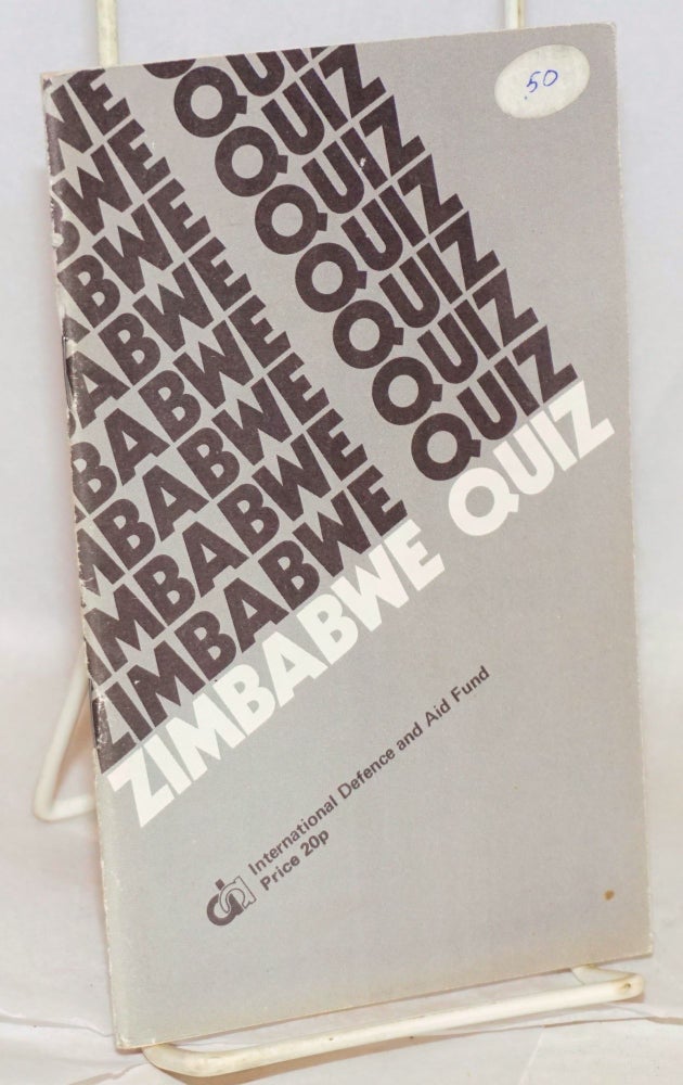 Cat.No: 78154 Zimbabwe quiz basic facts and figures about Rhodesia