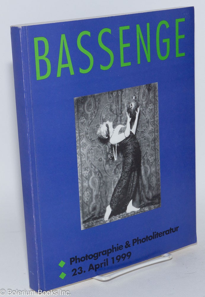 Cat.No: 78268 Bassenge,; photographie & photoliteratur, 23. April 1999; auktion 73. Gerda Bassenge.