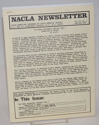 Cat.No: 78318 NACLA newsletter