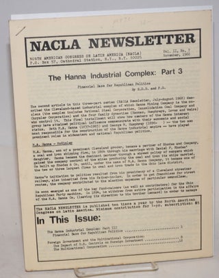 Cat.No: 78320 NACLA newsletter