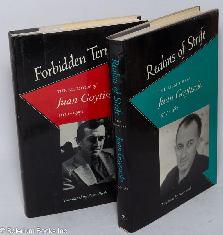 Cat.No: 7849 Forbidden Territory [and] Realms of Strife: the memoirs of Juan Goytisolo two volumes, 1931-1956 & 1957-1982]. Juan Goytisolo, Peter Busch, complete set pair.