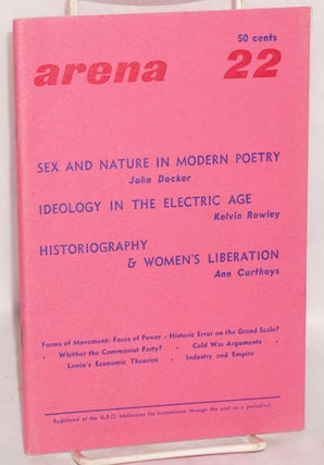 Cat.No: 79428 Arena: a Marxist journal of criticism and discussion, No. 22, 1970
