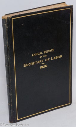 Cat.No: 79492 Eighth annual report of the Secretary of Labor for the fiscal year ended...