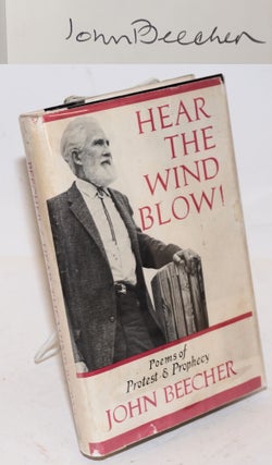 Cat.No: 80015 Hear the wind blow! Poems of protest & prophecy. With an introduction by...