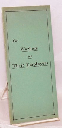 Cat.No: 80142 Compromise methods of harmonizing the relations between workers and...