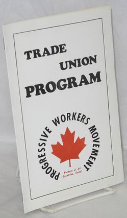 Cat.No: 80166 Trade union program. Progressive Workers Movement