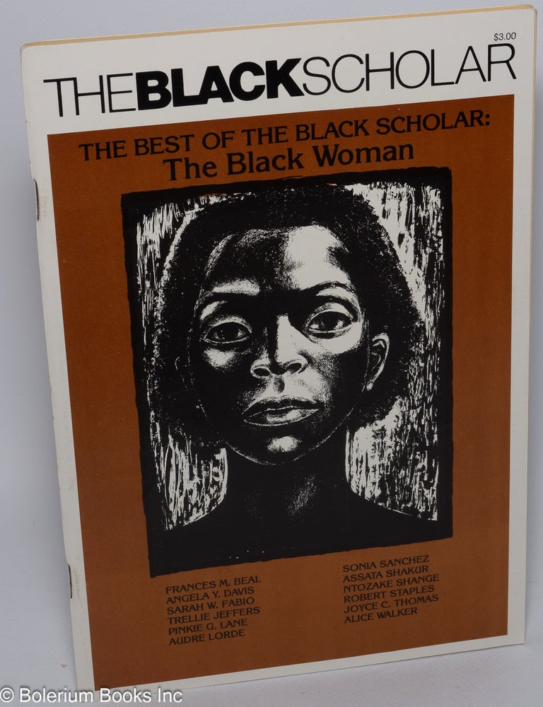 Cat.No: 82217 The Black Scholar, volume 12, number 6 (November/December 1981). The